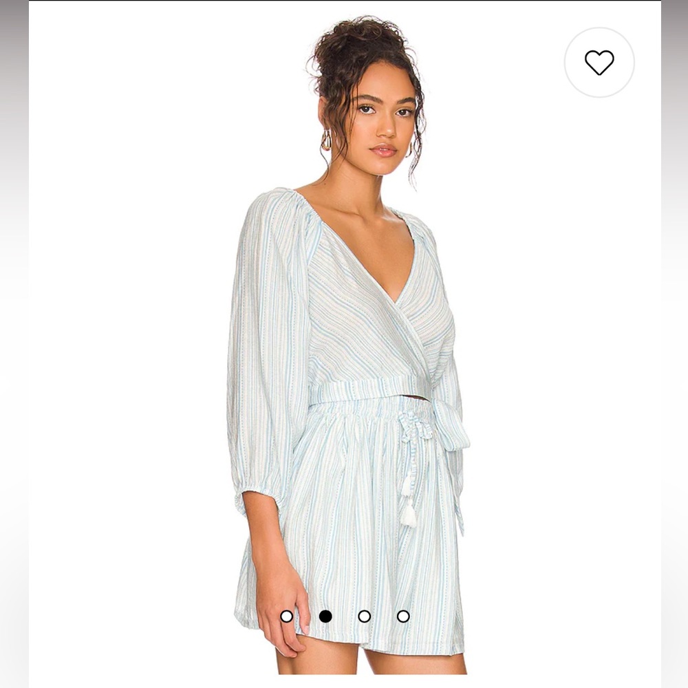 BCBG Wrap Blouse S